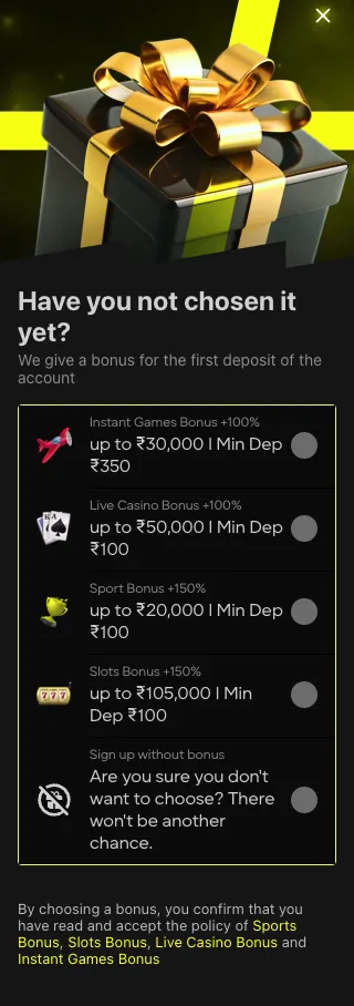 parimatch signup welcome bonus